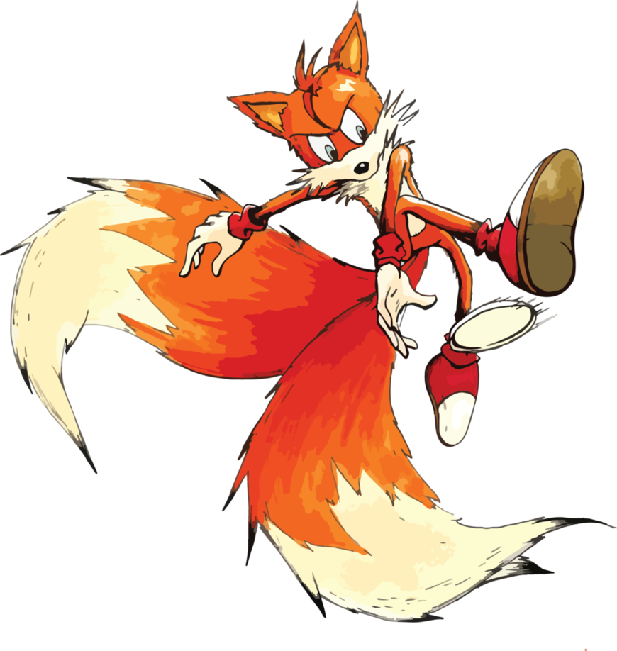 Tails-fox Ultimate By Dodobirdz2 - Cartoon (870x918)