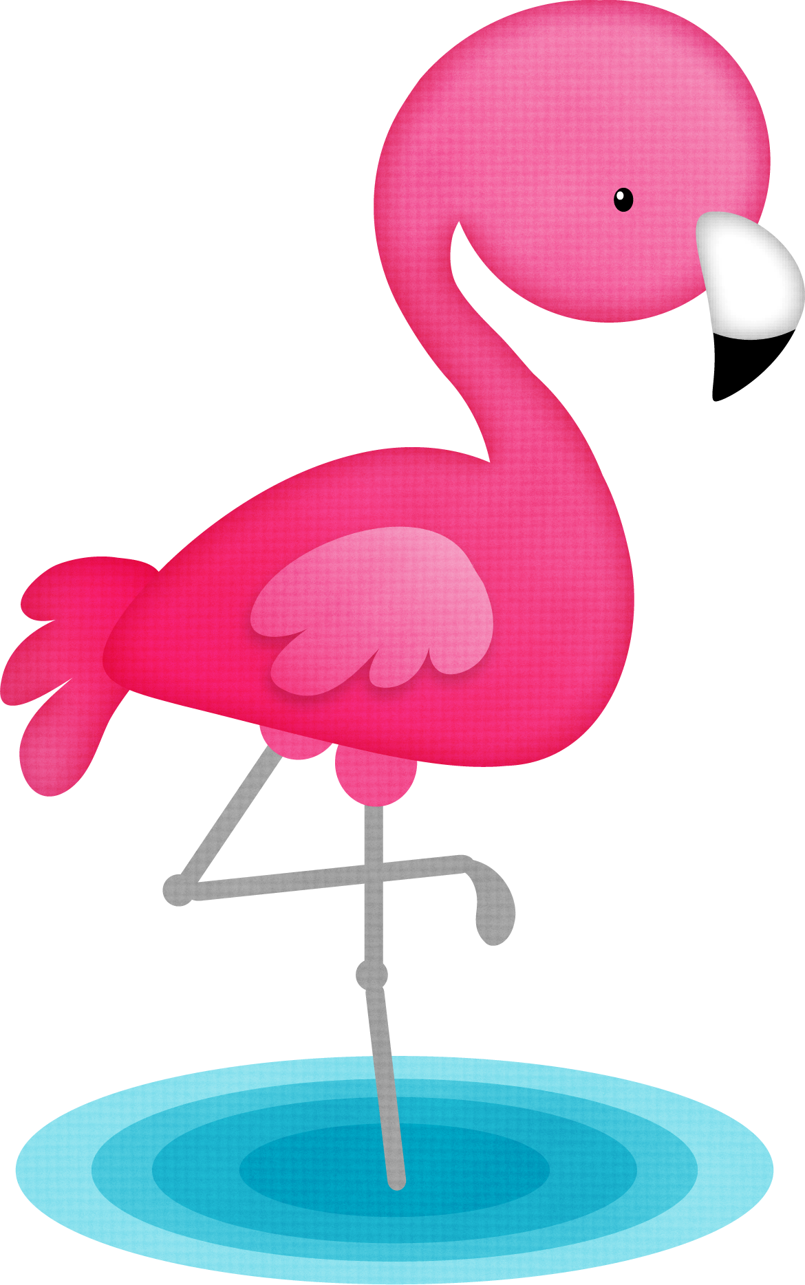 Birds ‿✿⁀°••○ - Cute Flamingo Clipart (1170x1868)