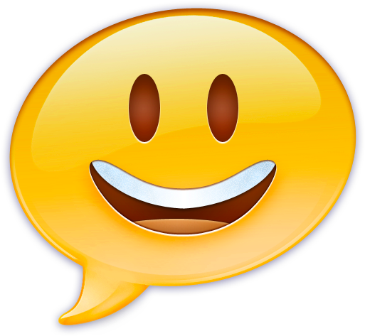 Emoji, Face, Happy, Ichat Icon - Whatsapp (512x512)