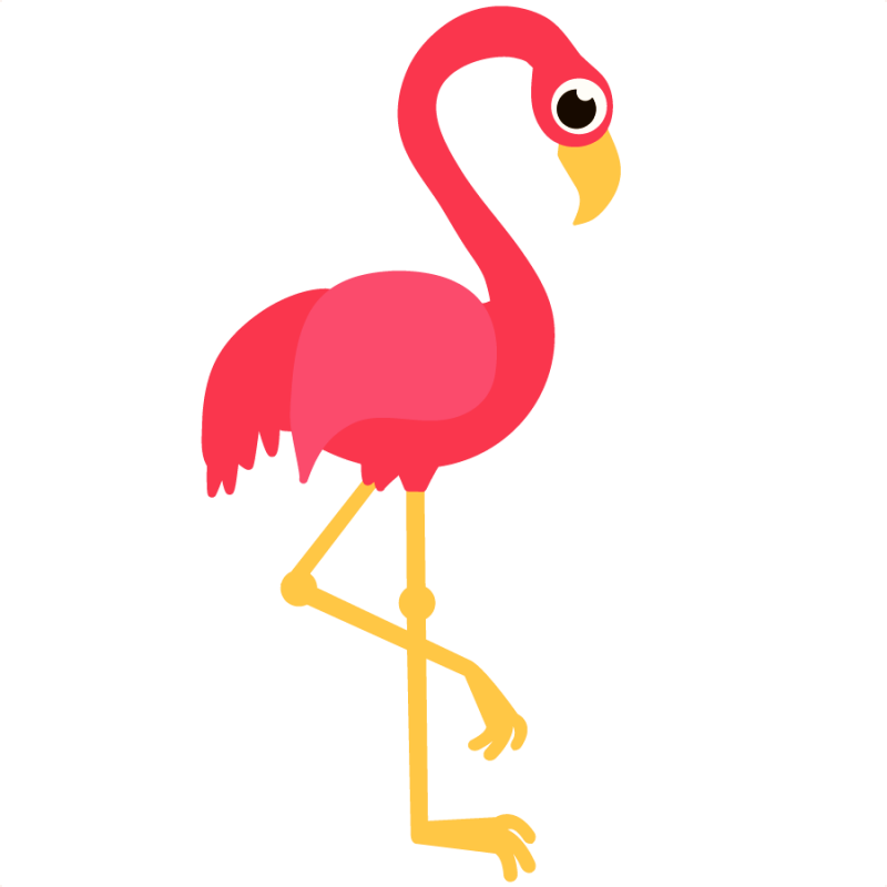 Pink Flamingo - Flamingo Clip Art Png (800x800)