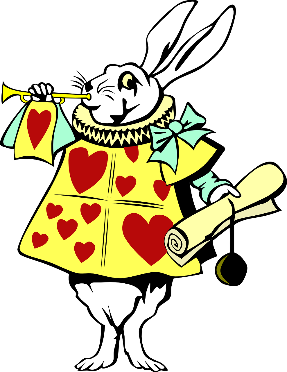 Organized Student Cliparts 10, Buy Clip Art - Alice In Wonderland Png (988x1280)