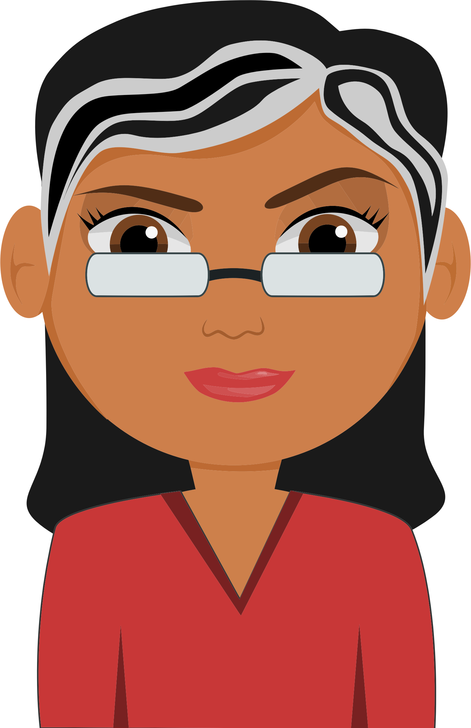 Cartoon Woman Clipart - Woman Cartoon (1600x1600)