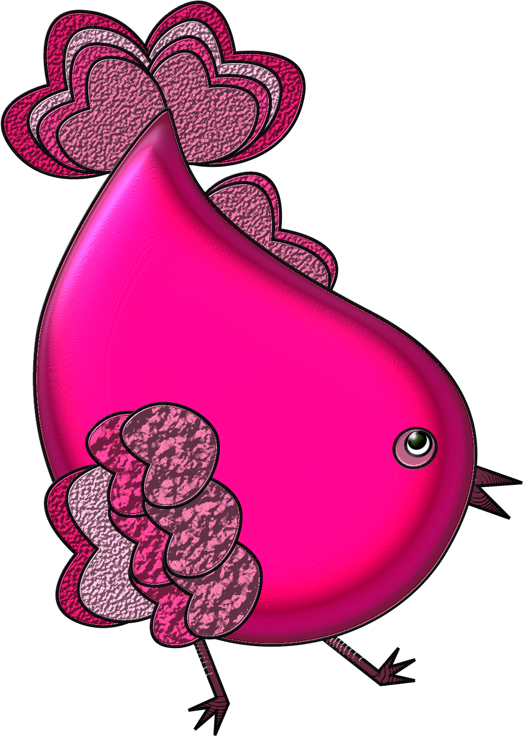 Bird Cages, Clip Art, Owls, Birds, Birdcages, Bird - Chicken (1067x1500)