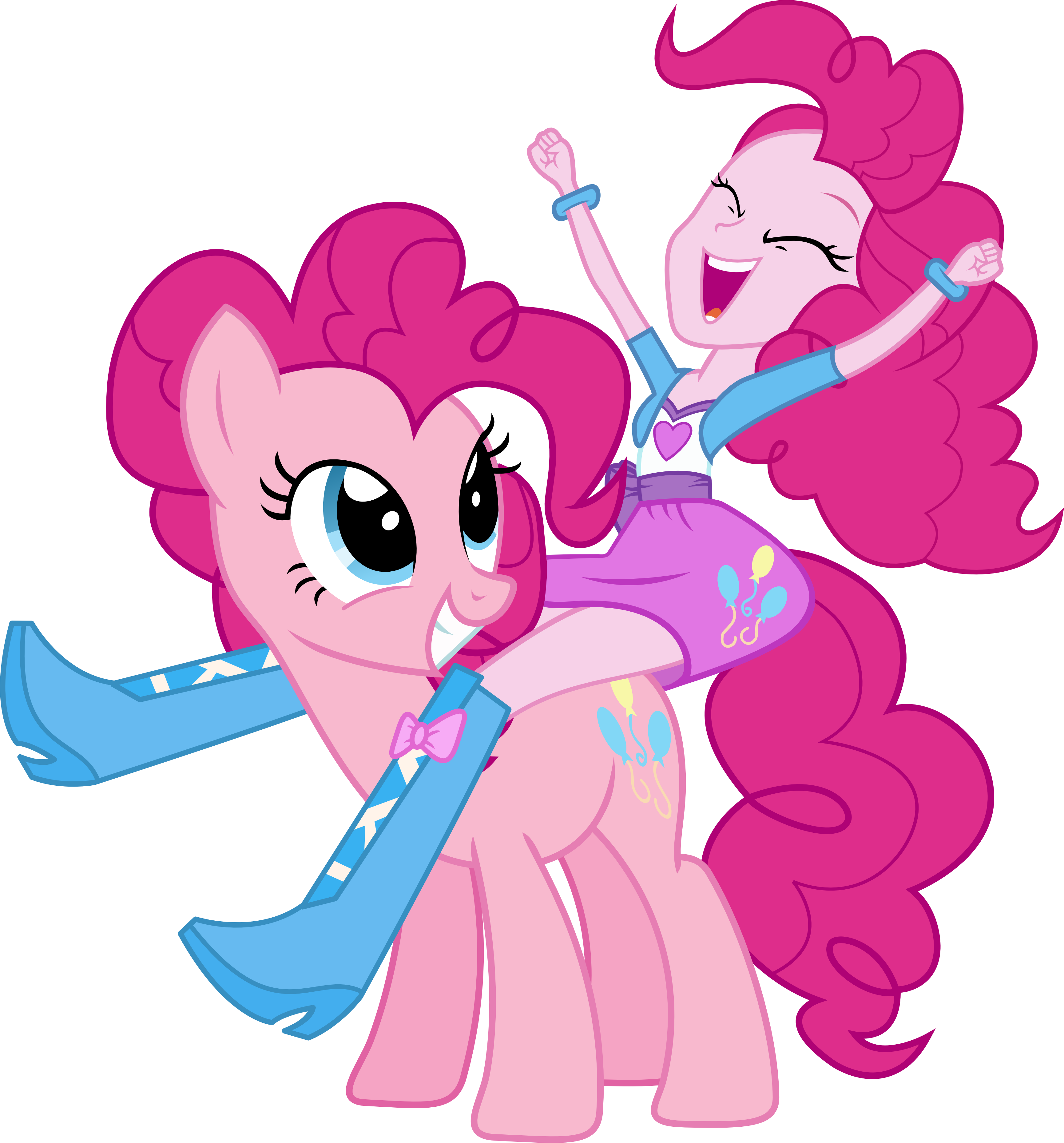Equestria Girls Pinkie Pie By Uotapo On Deviantart - Pinkie Pie And Pinkie Pie (3460x3717)