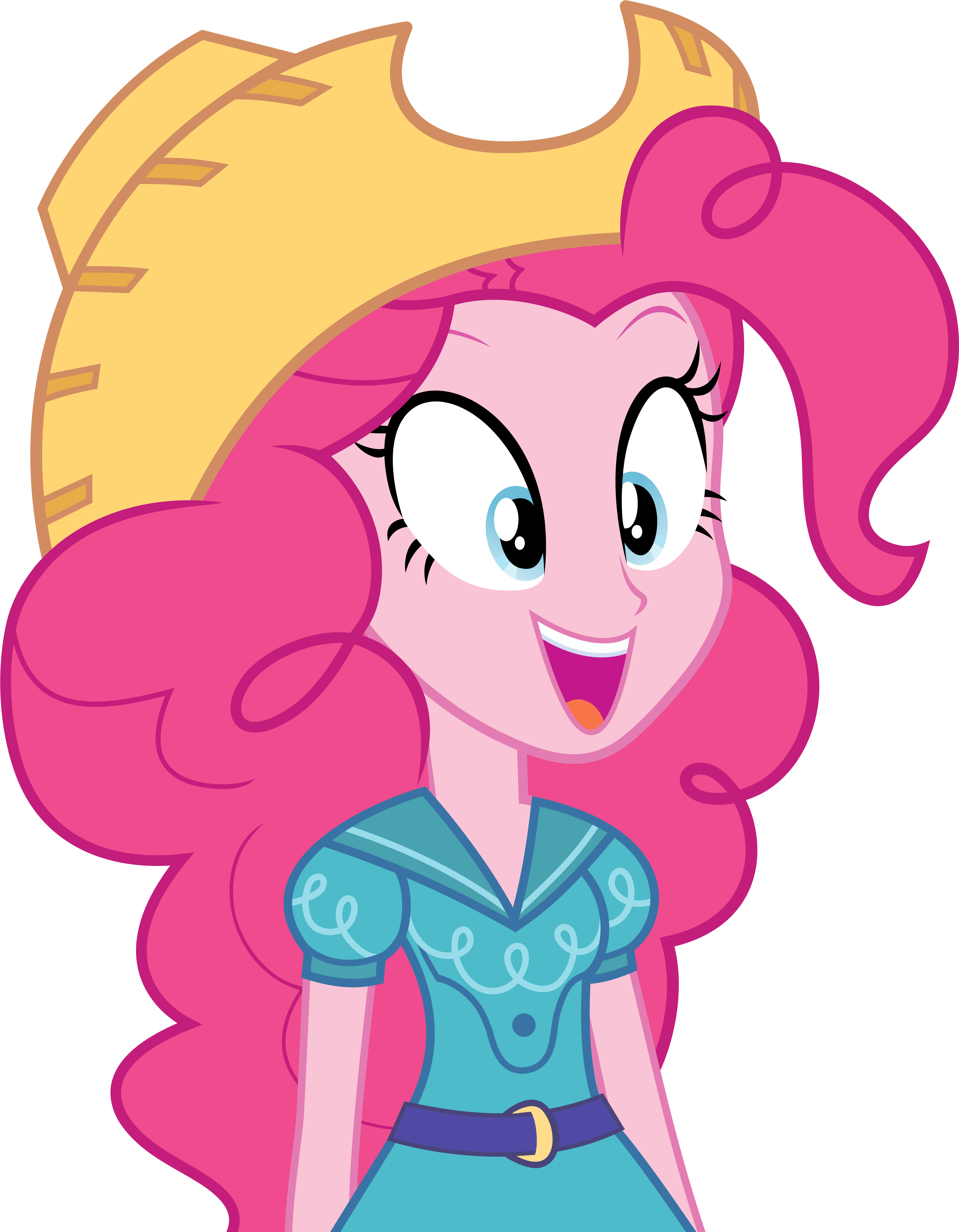 Equestria Girls Pinkie Pie Vector By Icantunloveyou - Mlp Eqg Vectors (5000x6526)