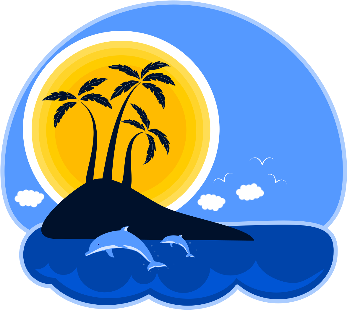 Island Free To Use Clip Art - Cruise And I Drink Things Large Tote Bag, Adult Unisex, (1327x1211)