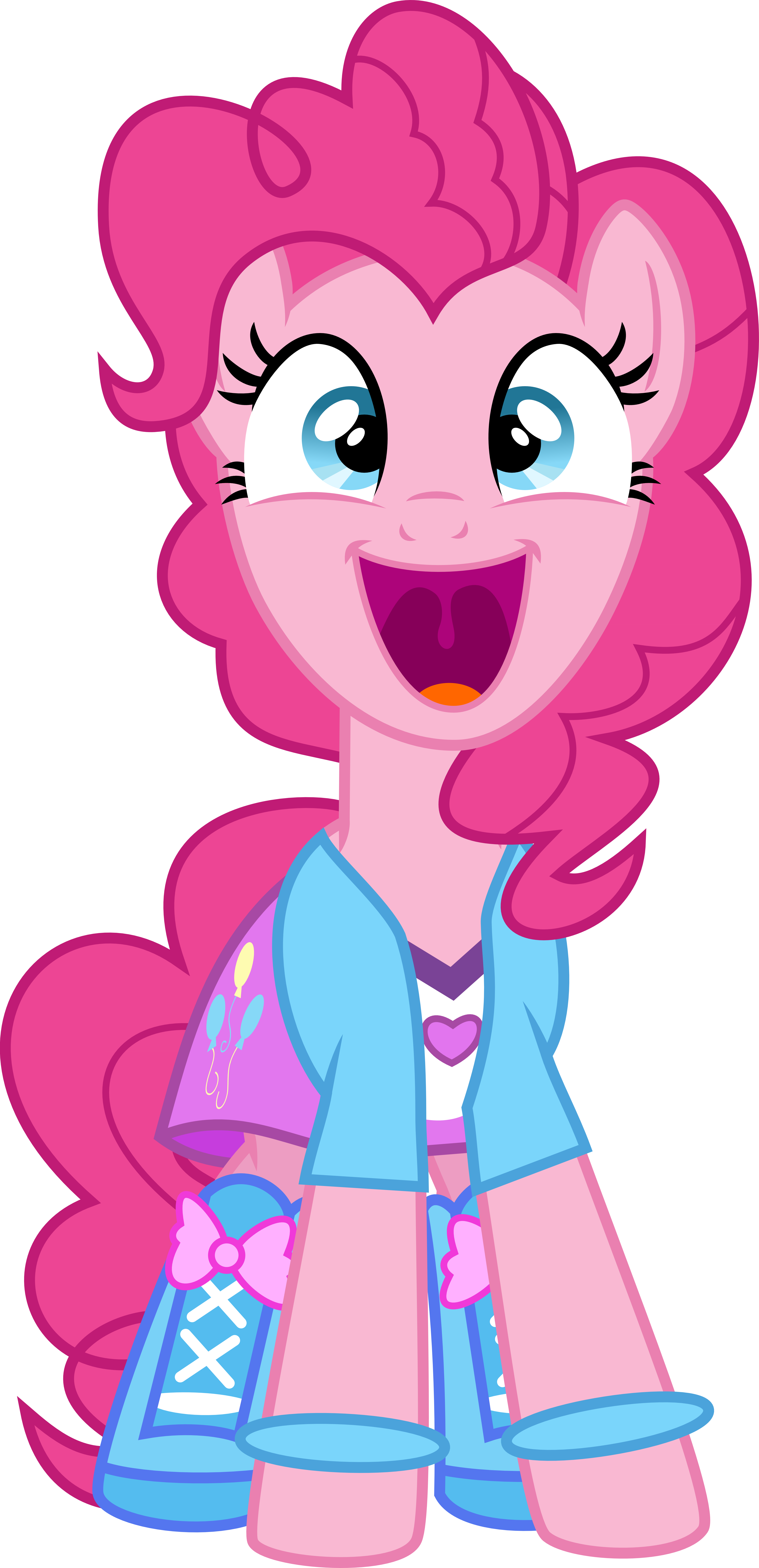 Pinkie Pie Equestria Girls Vector Vectors - Mlp Equestria Girls Rainbow Rocks Pinkie Pie (4000x8267)