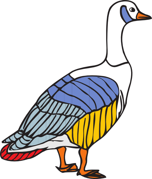 Colorful Goose (510x598)