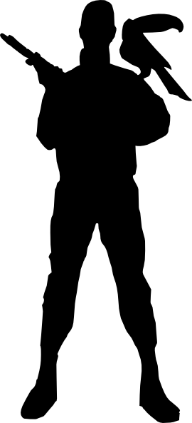Hunter Silhouette 476x800 Png Clipart Download