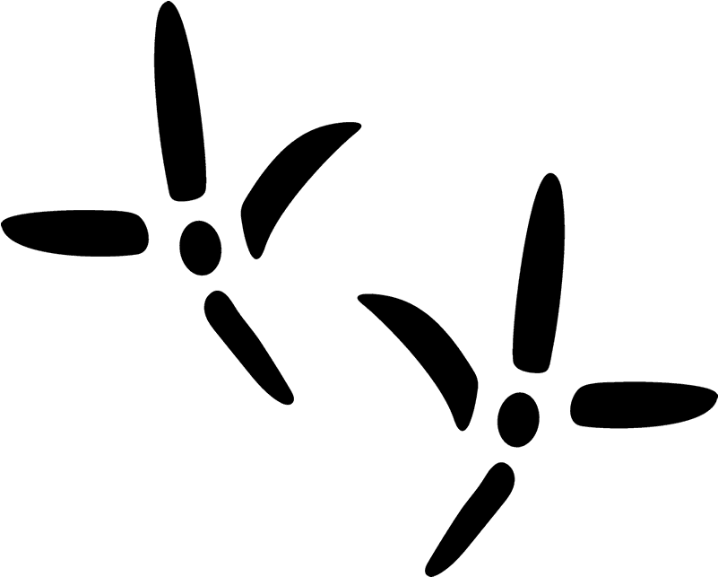 Grouse Tracks Rubber Stamp - Grouse (800x800)