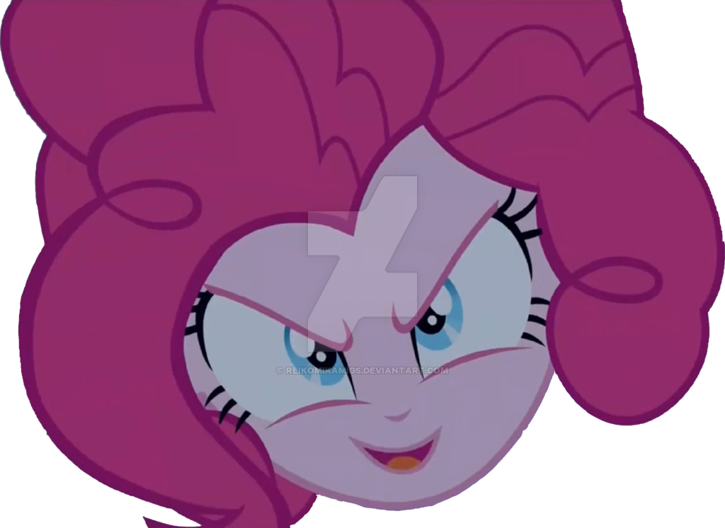 Badass By Reikomikamigs - Equestria Girl Pinkie Pie Angry (1024x746)