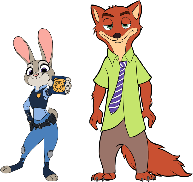 Nick And Judy 3 By Zootopiadreams - Zootopia Clipart (900x763)