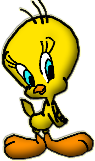 Tweety Bird Looney Toons By Redx2525 - Cartoon (404x642)
