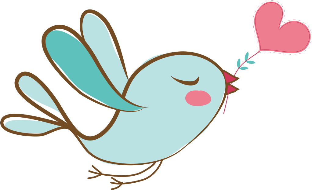 Bird Heart Clip Art - Bird Heart Clip Art (1200x1200)
