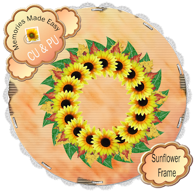 Sunflower Border Png - Crochet (400x395)
