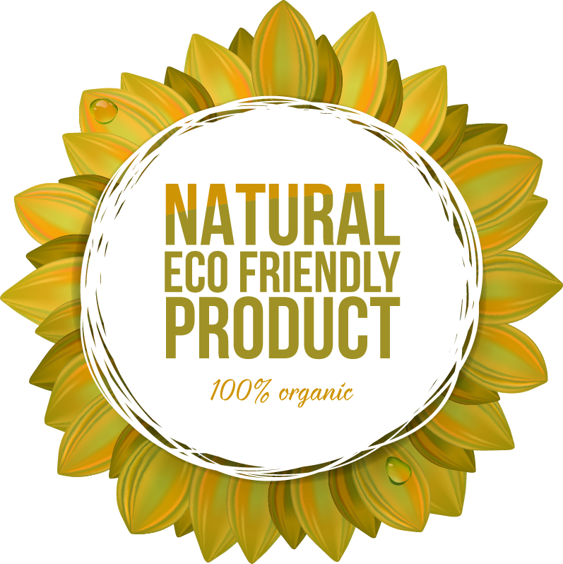 Environmentally Friendly Natural Environment Label - Environmentally Friendly Natural Environment Label (797x798)