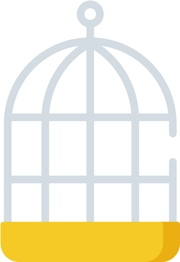 Bird Cage Free Icon - Language Icon Green (512x512)