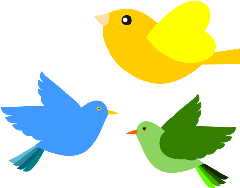 Twitter Bird Tweet Tweet 65 555px - Bird Clipart (1738x1357)