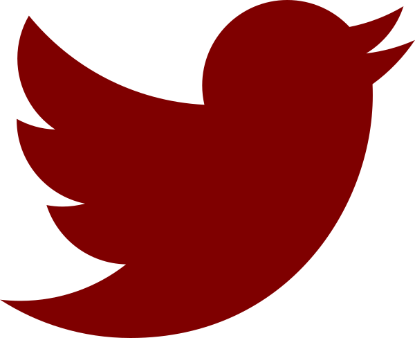 Twitter Logo Red Png (600x488)