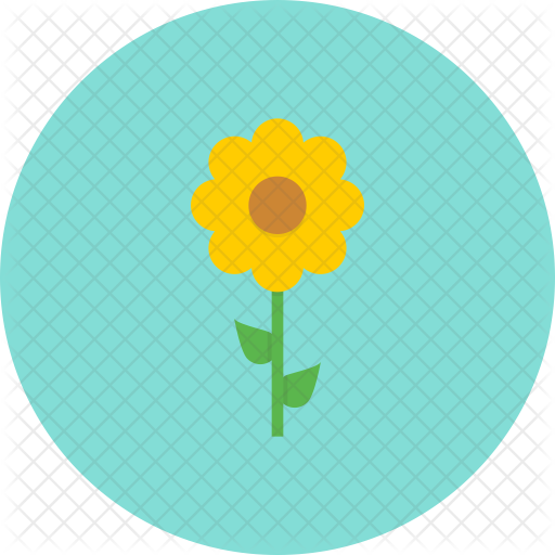 Flower Icon - Sunflower (512x512)