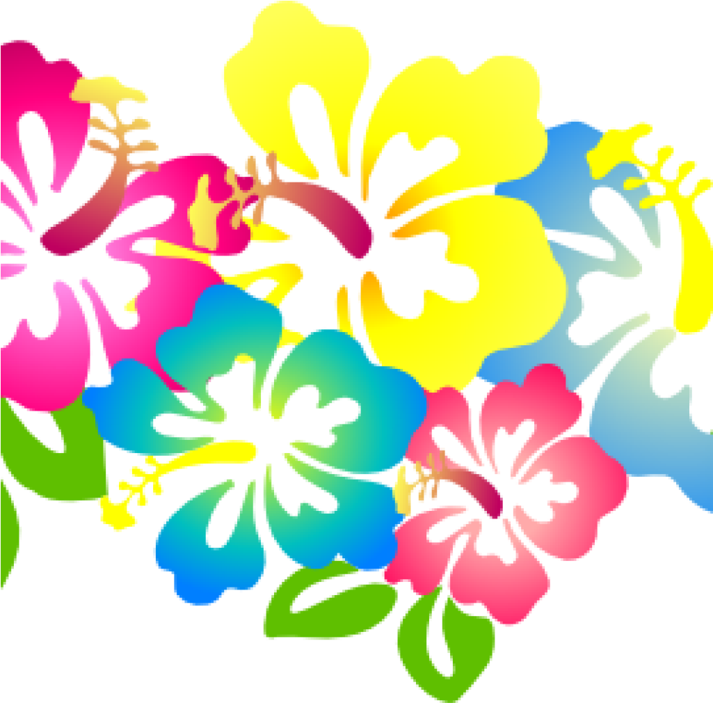 Free Hawaiian Clip Art Hibiscus Flower Clip Art Hibiscus4 - Imagenes De Flores Hawaianas (1024x1024)