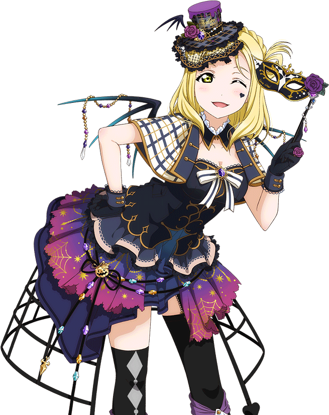 The Birdcage Trio The Godlike Trio Guilty Kiss Best - Mari Ohara Halloween (1024x1024)