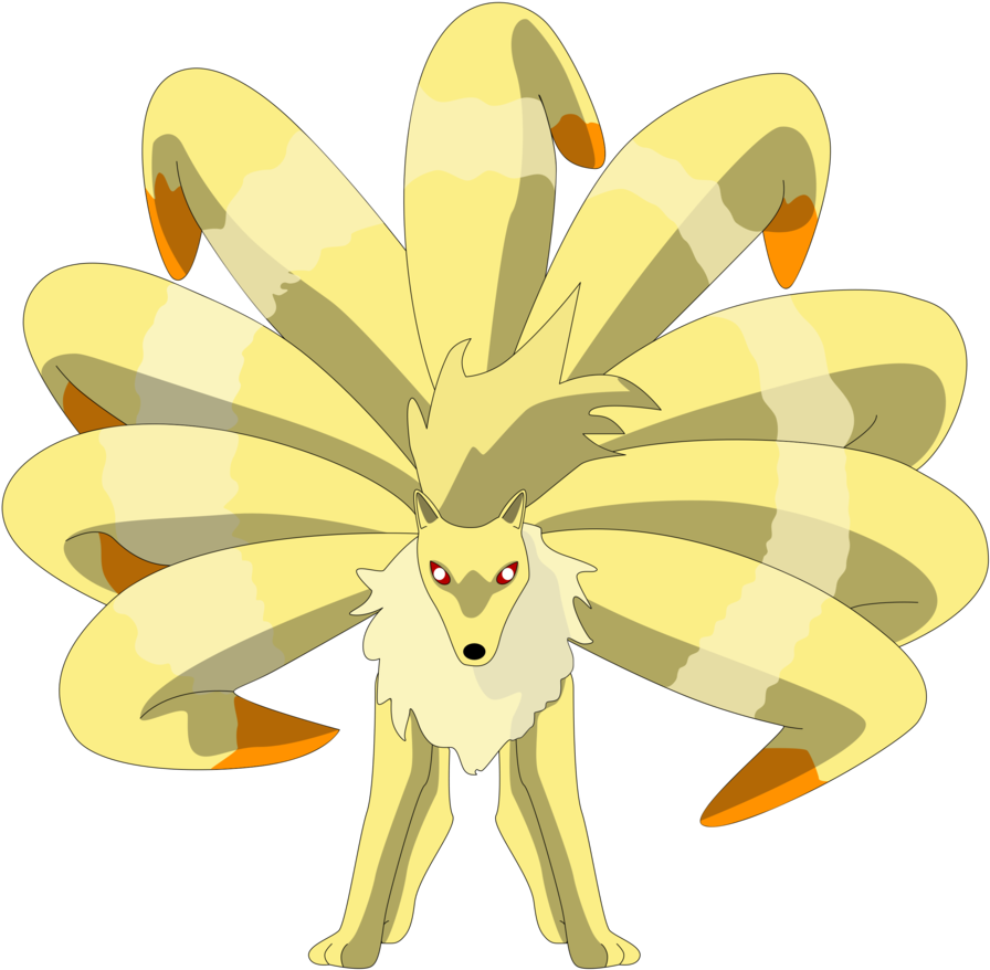 My First Vector Of Ninetales - Art (905x883)