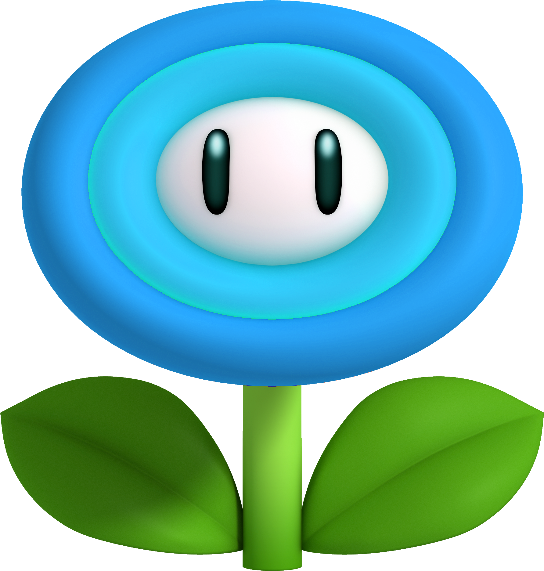 Ice Flower Smwu - Custom Mario Power Ups (2048x2048)