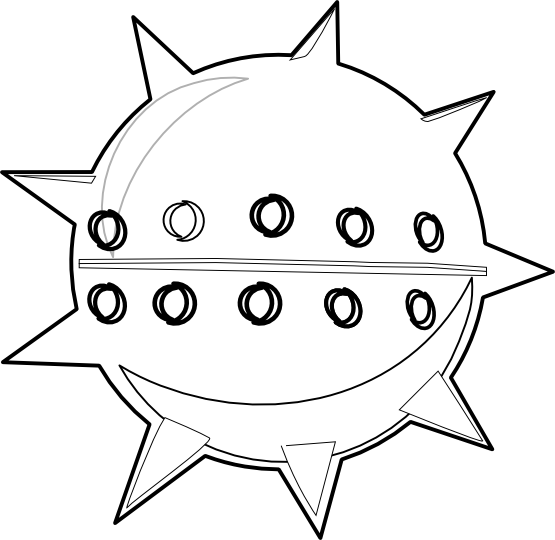 Rg 1 24 Sea Mine Scalable Vector Graphics Svg Scalable - Game (555x540)