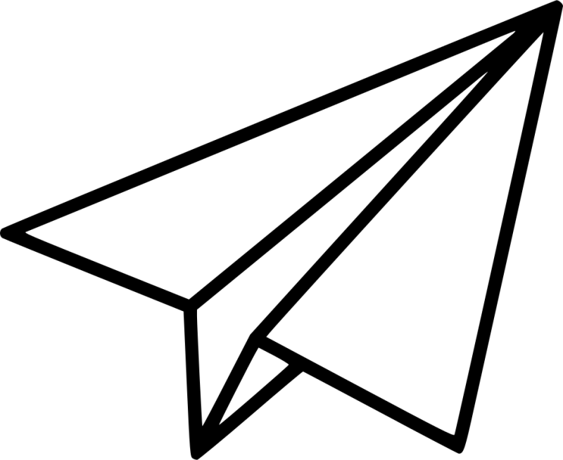 Pin Paper Airplane Clipart - Paper Airplane Clip Art (800x654)