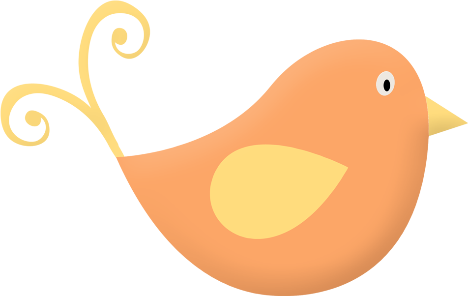 Duck Amber Orange Clip Art - Duck Amber Orange Clip Art (999x631)