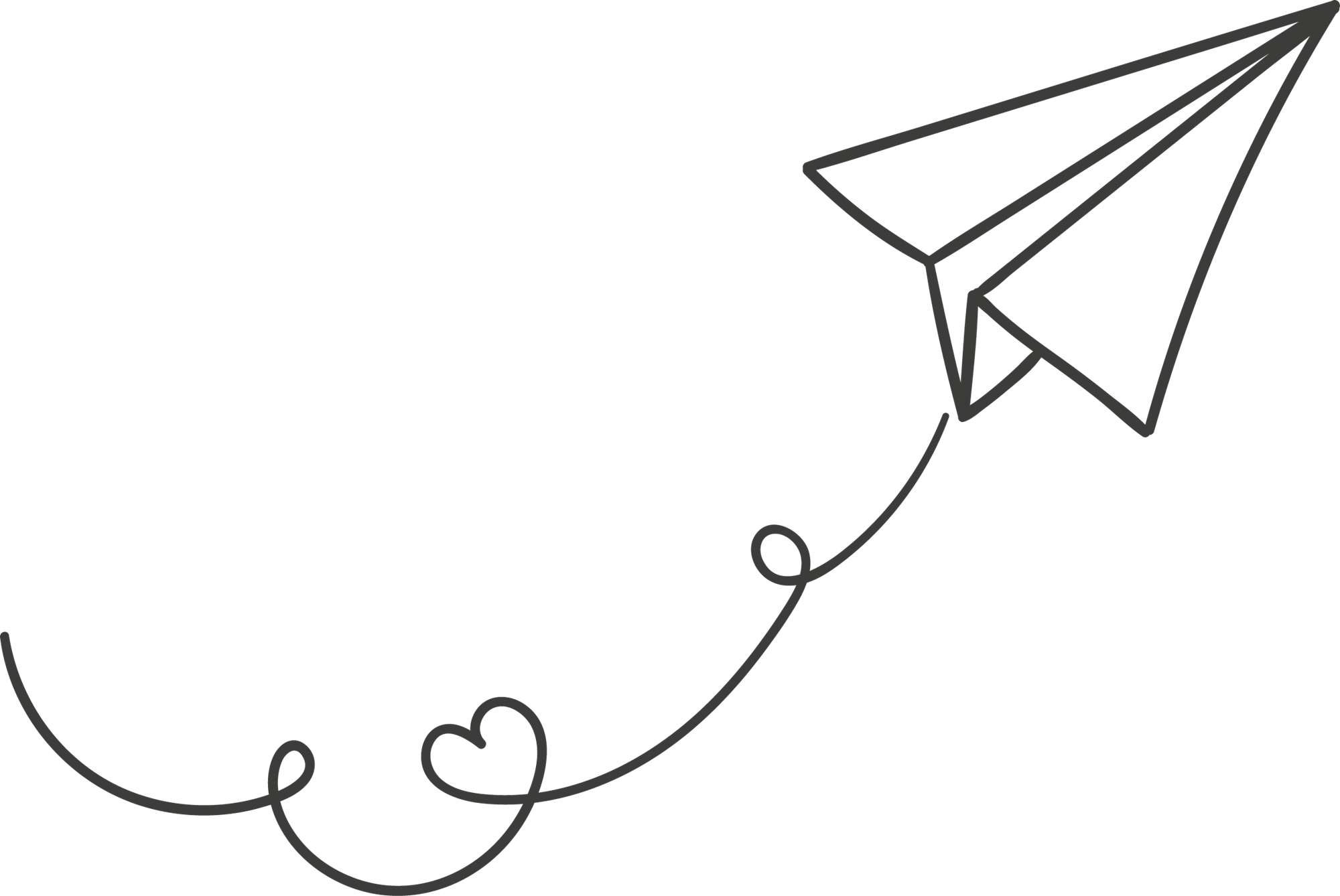 Paper Plane Png - Paper Airplane Transparent Background (2000x1338)