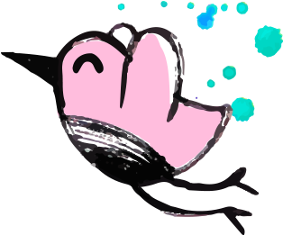 Bird Pink Watercolor Painting Clip Art - Capinha Hrebos Para K10 Passarinho Em Tpu (591x591)