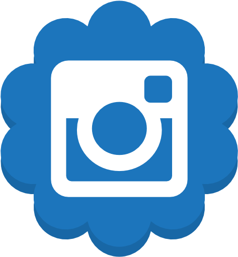 Instagram, Flower Icon - Red Social Media Icons (512x512)