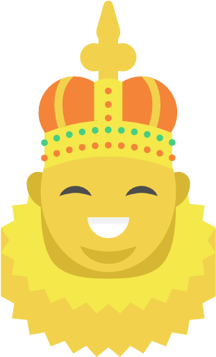 Crown King Momo Scalable Vector Graphics Icon - Crown King Momo Scalable Vector Graphics Icon (512x512)