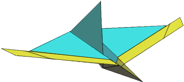 Standard Paper Airplane - Jaguar Paper Airplane (623x278)