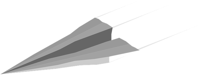 Flight Minimal Paper Plane Minimal Paper P - Paper Plane (680x340)
