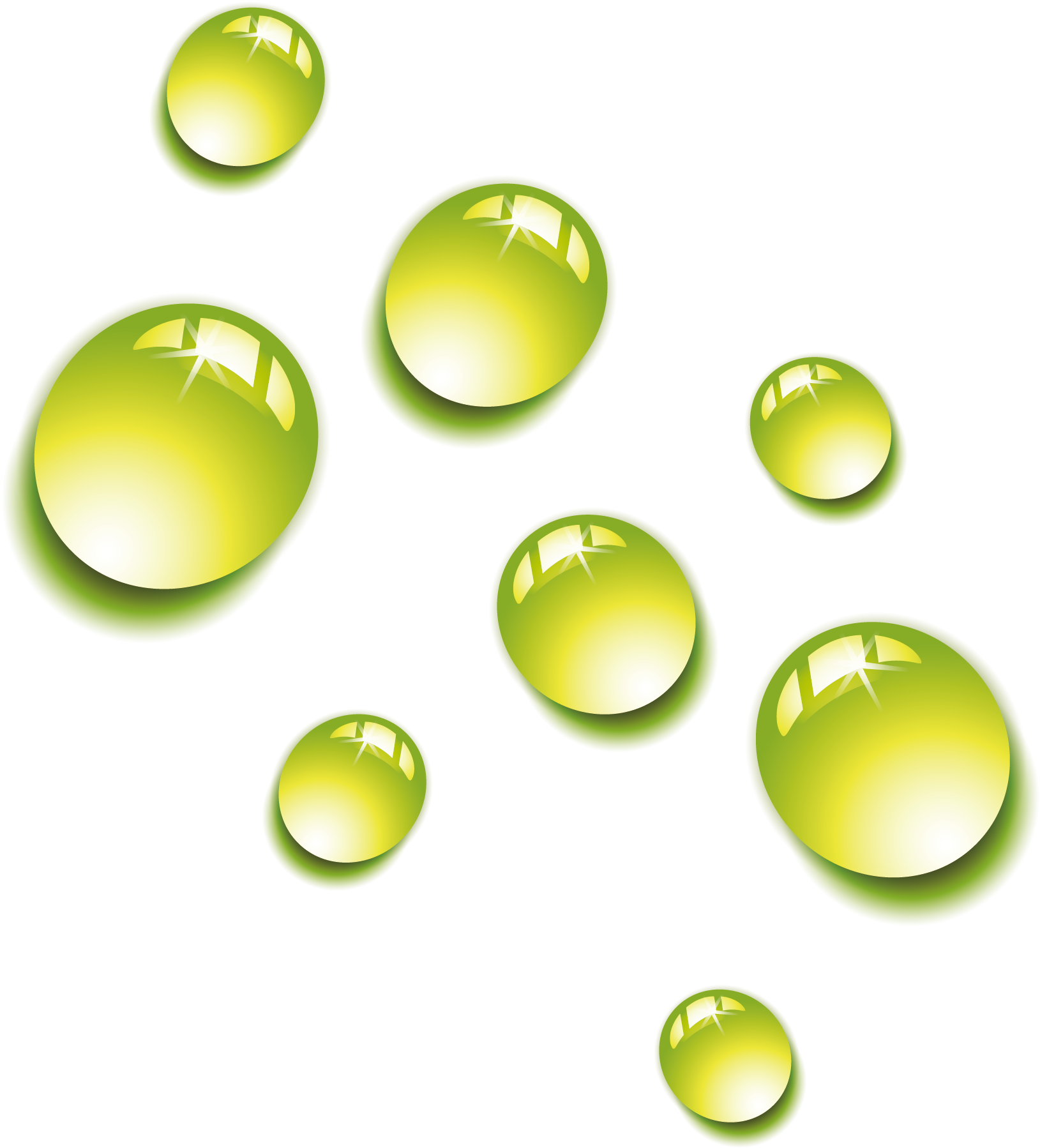 Green Drop 3d Computer Graphics Euclidean Vector - Circle (2155x2092)