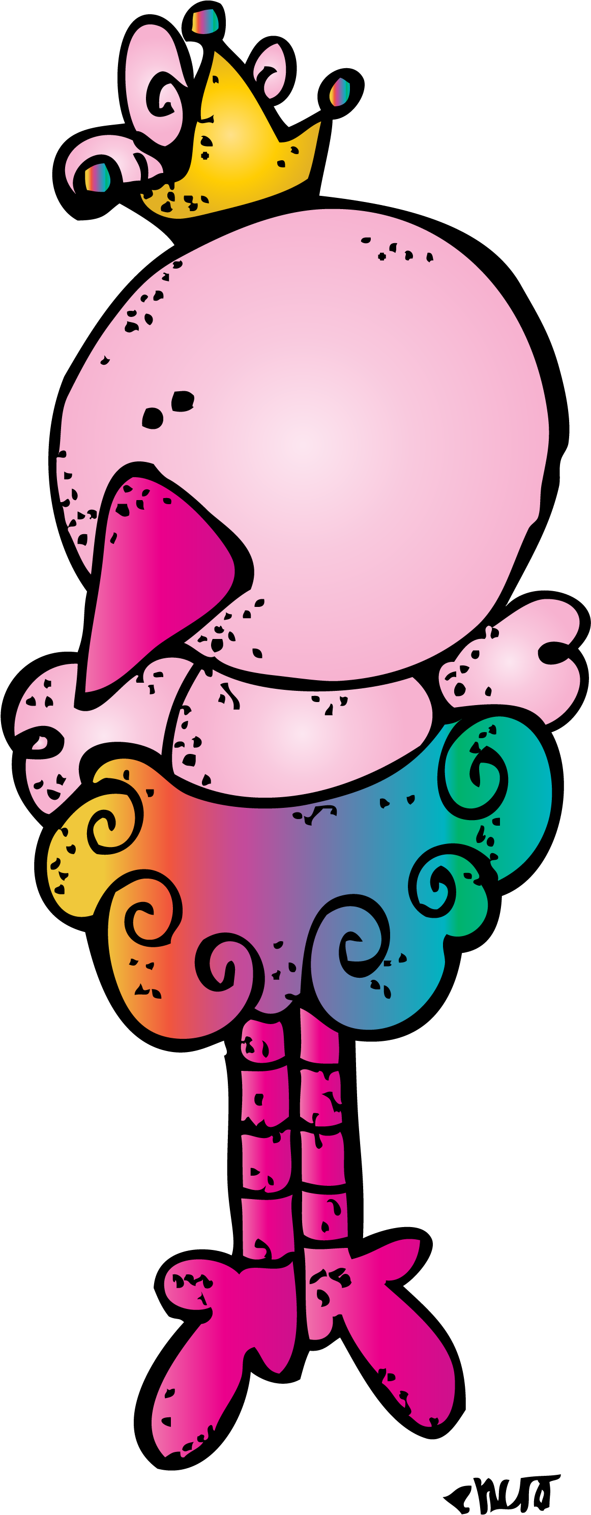 Ch B *✿* Melonheadz - Flamingo Melonheadz (1264x3000)