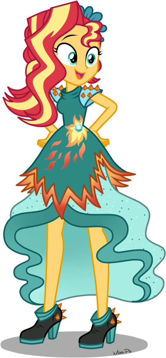 Sunset Shimmer By Mixiepie - Equestria Girls Legend Of Everfree Meant (657x1215)