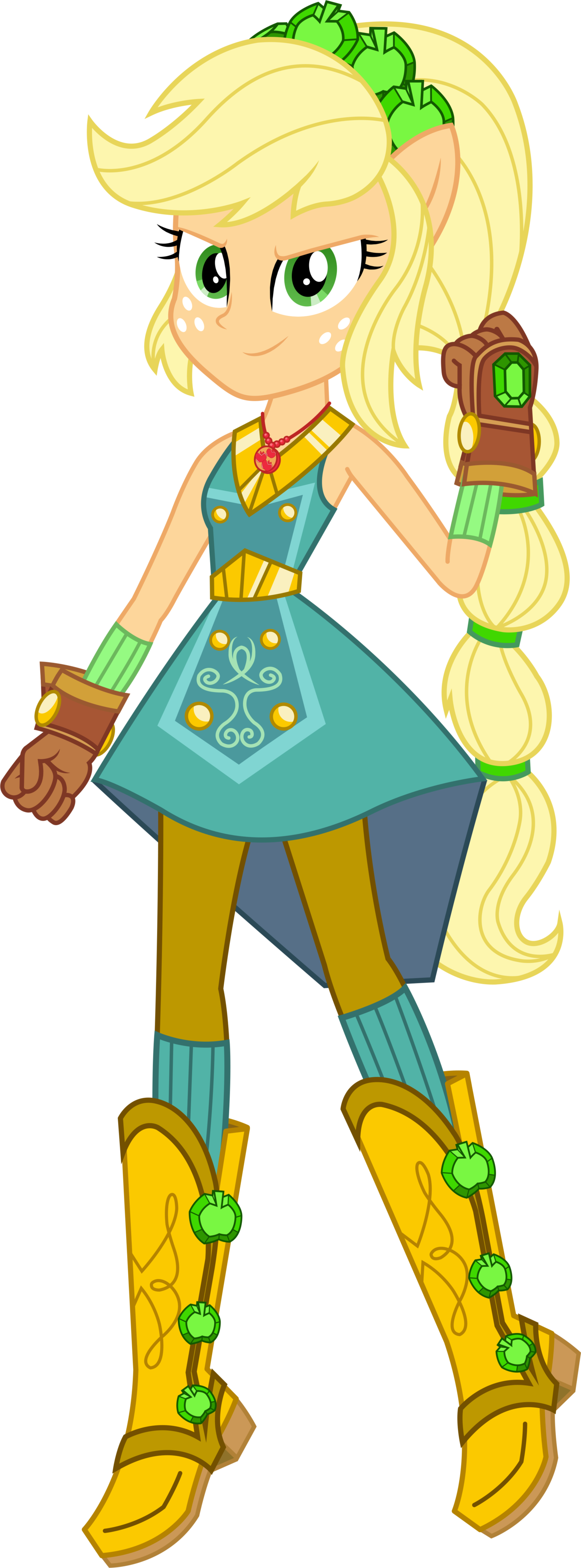Legend Of Everfree - Mlp Eg Legend Of Everfree Applejack (1280x3451)