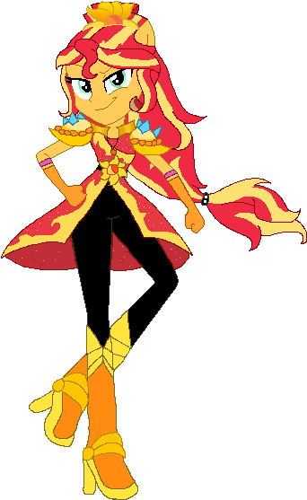 Sunset Shimmer Loe By Cleojeg - Equestria Girls Sunset Shimmer (356x559)