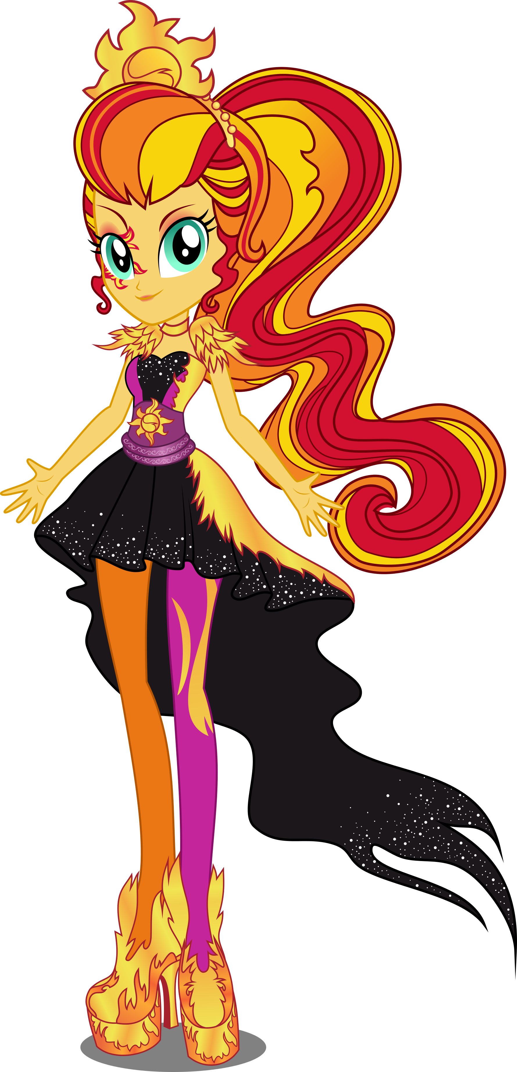 Sunset Shimmer Rarity My Little Pony - My Little Pony Equestria Girls Sunset Shimmer (1779x3689)