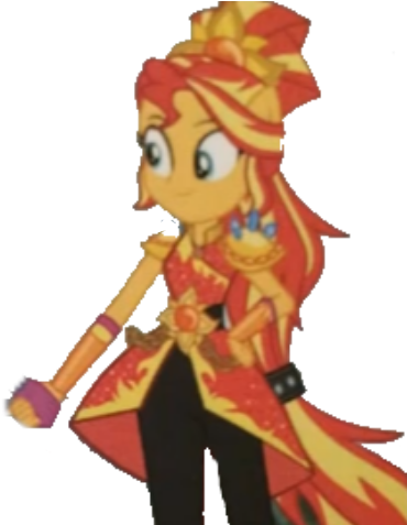 Sunset Shimmer Vector By Mlpismybaecx - Mlp The Legend Of Everfree Sunset Shimmer (381x476)