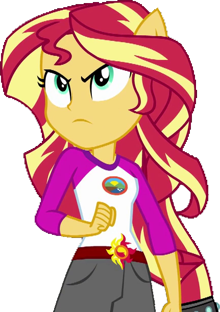 Equestria Girls, Fist, Legend Of Everfree, Mad, Not - Mlp Sunset Shimmer Mad (431x611)