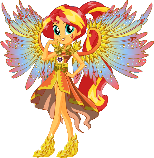 Sunset Shimmer Vector By Mlpismybaecx - Sunset Shimmer Legend Of Everfree Doll (561x552)