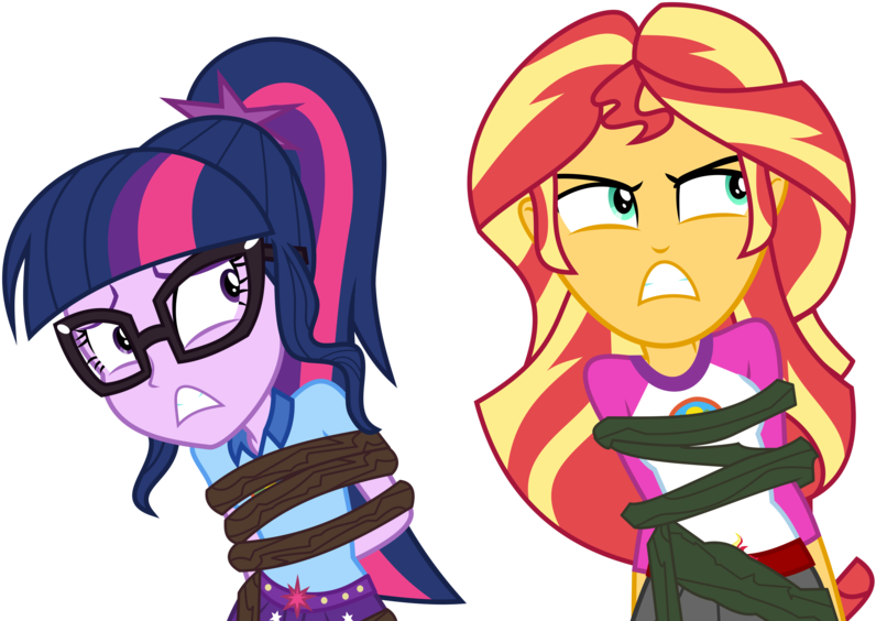 Twi And Sunset Stuck By Limedazzle - Art (1024x576)