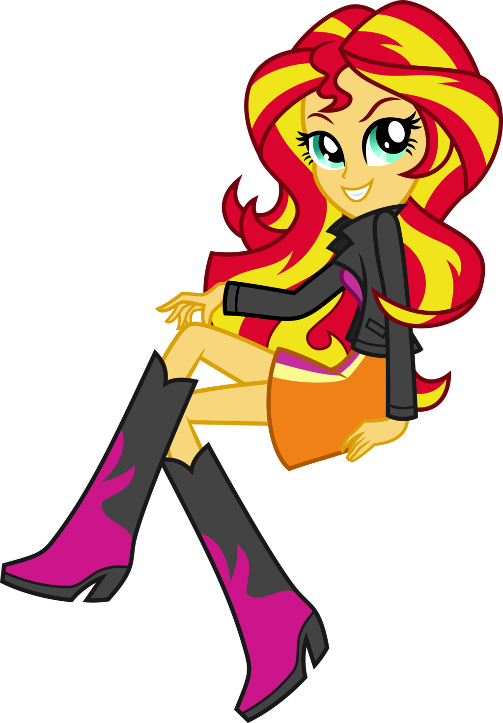 Sunset Shimmer Equestria Girls 1 By Johnrayson - Imagenes De Equestria Girl Sunset Shimmer (1024x1473)