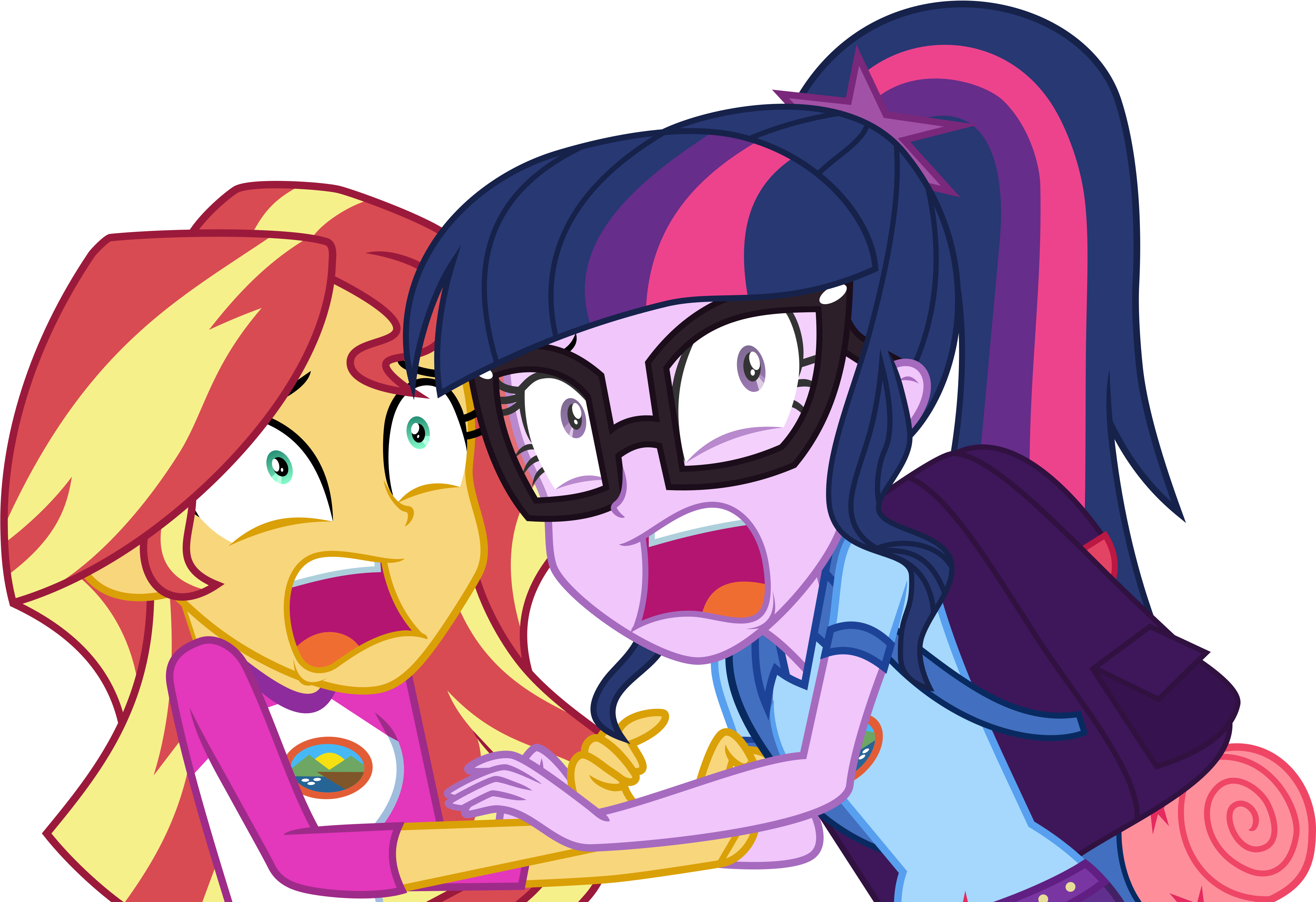 Twi And Shimmer Scared By Uponia - Henry In The Dark (4363x3000)
