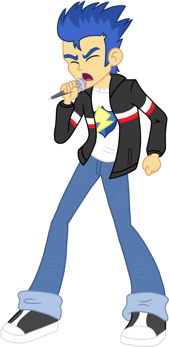 [vector] Flash Sentry Singing By Mlprocker123 - Eg Flash Sentry Vector (643x1242)